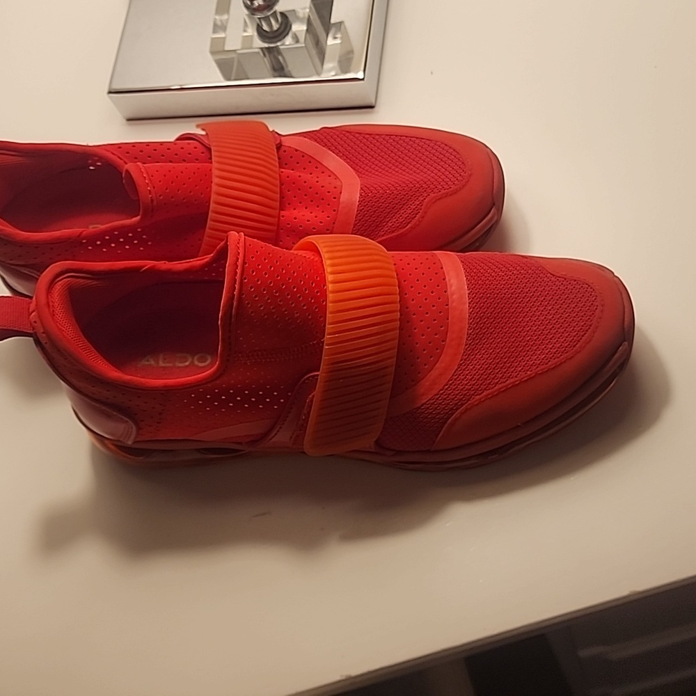Aldo red sneaker